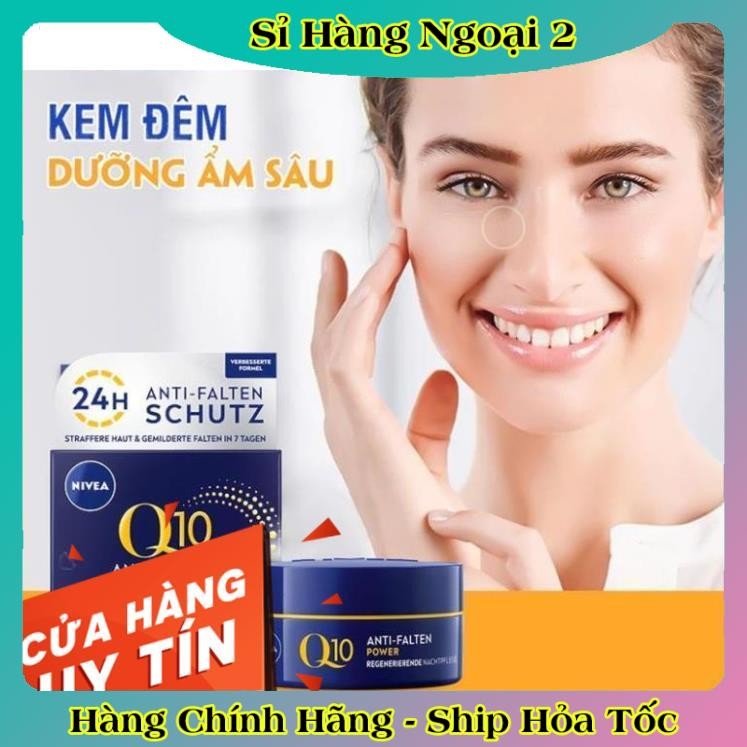 [auth] [Mẫu mới] Kem dưỡng da mặt Nivea Q10 của Đức giúp chống lão hóa,chống nhăn, sáng da - Nội địa Đức Đủ Bill [Hot]