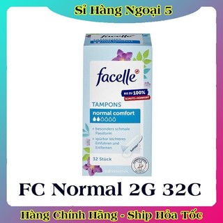 [CÓ CHE TÊN] Băng vệ sinh Tampon Facelle đầy đủ size chuẩn Đức - Date mới Đủ Bill