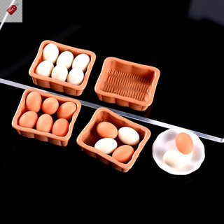 ALIK 1 / 12 Nhà Búp Bê Mô Phỏng Khay Trứng Mô Hình Nhà Búp Bê Trang Trí Nhà Bếp Búp Bê Phụ Kiện Nhà Giả Vờ Chơi Đồ Chơi VN