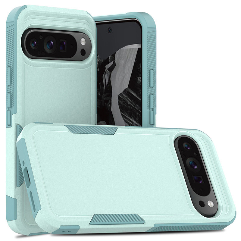 Dành Cho Google Pixel 9 Pro XL 8 8a 7 7a 6a Vỏ Điện Thoại Chống Sốc Hạng Nặng Hai Lớp