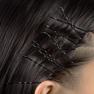 10 Chiếc Đen Kẹp Tóc Kẹp Tóc Chân Vô Hình Sóng Xoăn Dùng Một Lần Hairgrip Barrette Kẹp Tóc