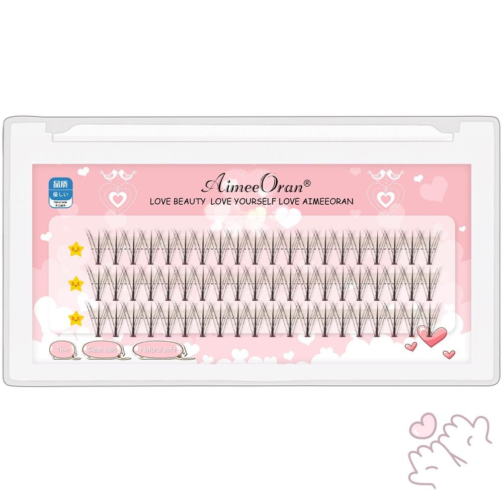 IOIIK Lông mi giả Camellia Volume Lash Extensions Fairy Kéo dài Lông mi xoăn Wispy