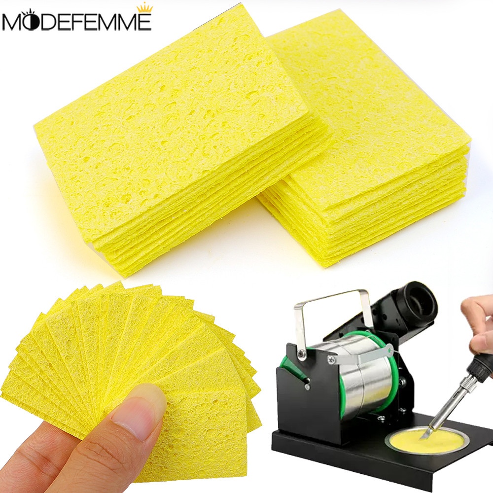 20 / 5 Miếng Bọt Biển Làm Sạch Đầu Sắt Hàn - Miếng Làm Sạch Hàn - Đầu Hàn Điện Bọt Biển Sạch - Sữa Rửa Nhiệt Độ Cao - Dụng Cụ Làm Sạch Sửa Chữa Đầu Sắt Hàn