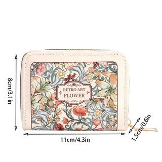 Hộp đựng thẻ tín dụng COZYNEST, Ví nữ dung tích lớn bằng da PU, Thẻ ID 9 / 18 khe cắm hoa đa năng