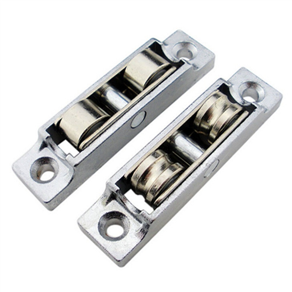 < Cosyh > Khe cắm / Bánh xe phẳng 88 Tyle Cửa trượt Ròng rọc Khung thép không gỉ Đồng