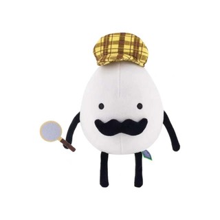 25cm Detective Egg Plush Doll Game Secret Staycation Peripheral Detective Egg Plush Toy