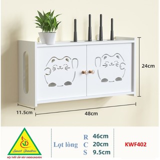 KỆ wifi treo trường KWF402 - VĐ Smart Furrniture NỘI THẤT LẮP RÁP VIENDONGADV