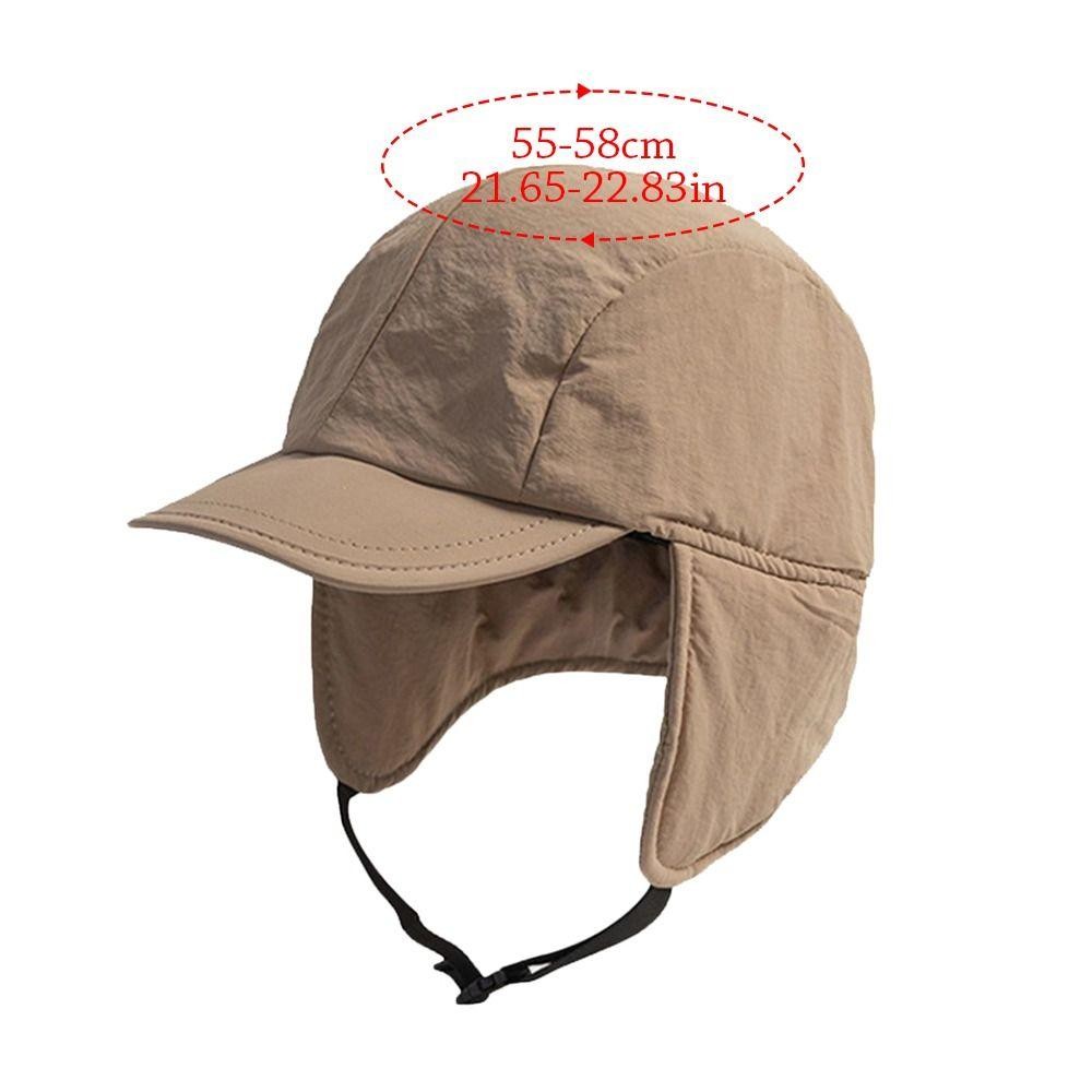 Mũ Bomber GUSTAVA, Mũ mùa đông dày Nhật Bản, Bảo vệ tai ngoài trời Mũ lông Ushanka ấm áp thông thường dành cho nam nữ