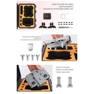 Dành Cho DJI NEO Hộp An Toàn Chống Nước Bảo Vệ Túi Bảo Vệ Ngoài Trời Dung Tích Lớn Vali Phụ Kiện
