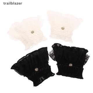 Trailblazer 1 Cặp Móng Tay Chụp Ảnh Găng Tay Móng Tay Nghệ Thuật Ren Giả Xếp Ly Vòng Tay Làm Móng Tay Đạo Cụ Chụp Ảnh Tay Giả Đẹp Nhẹ Nhàng Giả Vòng Tay Mới