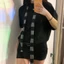 Cotton Stripe Long Scarf Photography Narrow Scarf Neckwrap Casual Wear Neckwrap
