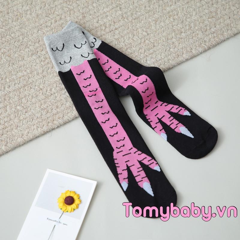 Trẻ Em Ngộ nghĩnh Tất Chân Gà Dễ Thương Co Giãn Mềm Chống Trơn Trượt Halloween Tất