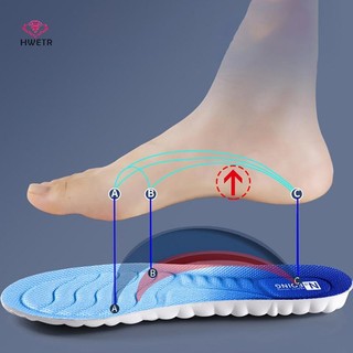 Hwetr Comfort Elastomeric Sport Đế thoáng khí Memory Foam Massage Miếng đệm thể thao mới
