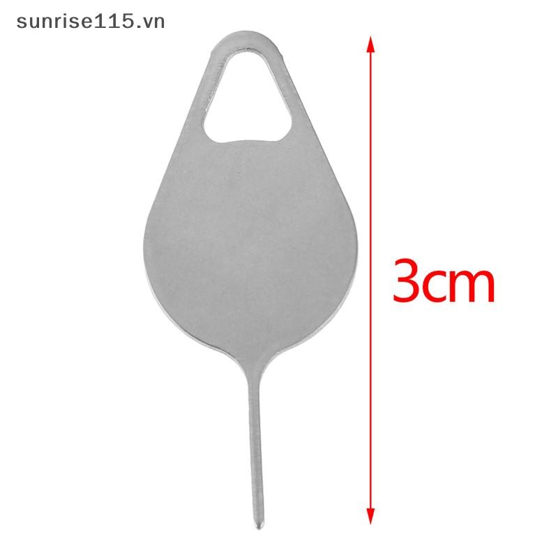 Srvn 3 Cái / bộ Khay Đựng Thẻ Sim Loại Bỏ Eject Pin Dụng Cụ Chìa Khóa Không Gỉ Cho Điện Thoại.