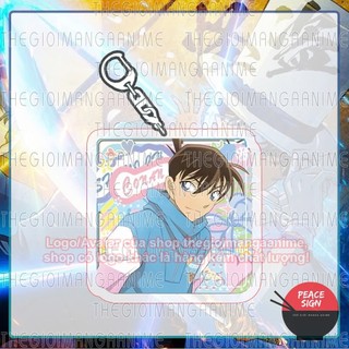 (STICKERS) Móc khóa DETECTIVE CONAN Thám Tử Lừng Danh in hình anime chibi mica trong acrylic