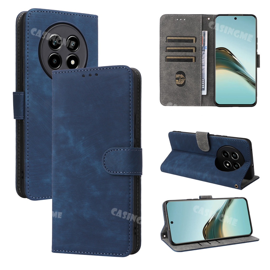 Vỏ da mờ lật Realme 13 + 15 5G 2024 cho Realme 13 5G Realme13 + Realmi 13 + Pro Plus 13Plus 5G 4G Vỏ điện thoại Khe cắm thẻ ví Vỏ PU Vỏ bảo vệ chống sốc