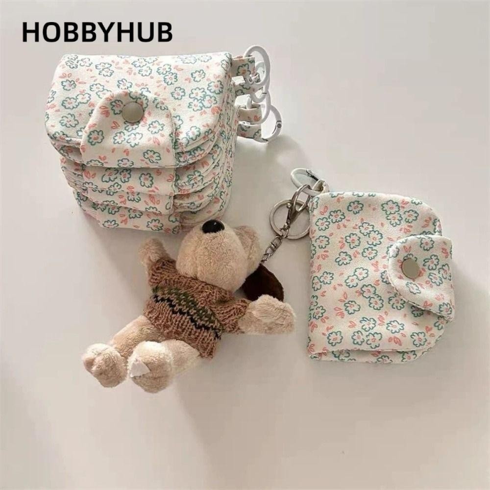 HOBBYHUB Sinh Viên Ví Đựng Tiền Xu Thời Trang Dễ Thương Đựng Thẻ Gói Di Động Mặt Dây Chuyền Túi Bảo Quản Nhỏ Hàn Quốc