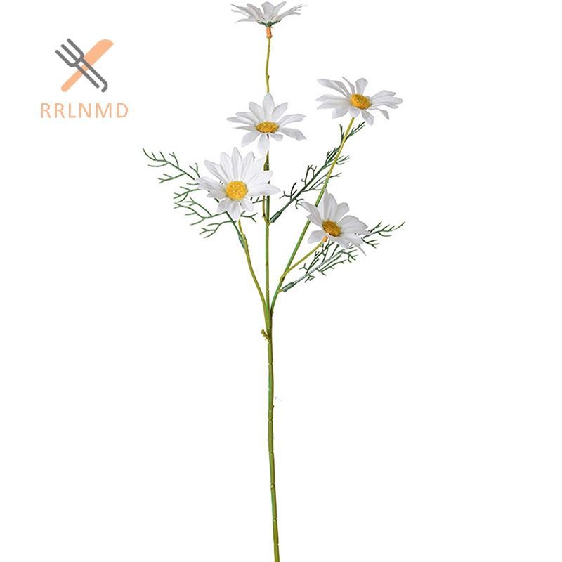Rrlnmd > Hoa cúc Lụa Nhân Tạo Hoa Trắng Hoa Giả Phòng Cưới Xe Bàn Tiệc Quà Tặng Trang Trí Diy Bó Hoa MỚI