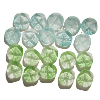 16mm mùa hè tươi mới dễ phối đồ cánh hoa sen chất liệu thủy tinh hoa tai DIY phụ kiện bông tai nữ bán buôn