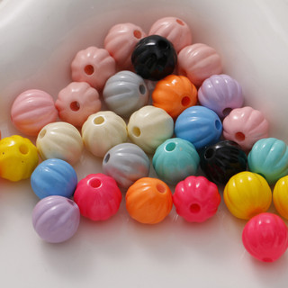 10mm Macaron Màu Dễ Thương Ngọt Đục Lỗ Đính Hạt Rời Vòng Tay Vòng Cổ Bông Tai DIY Trang Sức Handmade Chất Liệu