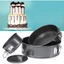 ROLY 1 Cái Chảo Nướng Bánh, Có Đáy Có Thể Tháo Rời Chống Rò Rỉ Khuôn Nướng Bánh, Thép Carbon 12 / 16 / 20 / 24 / 28cm Khuôn Bánh Chống Dính Cho Nhà Bếp Làm Bánh