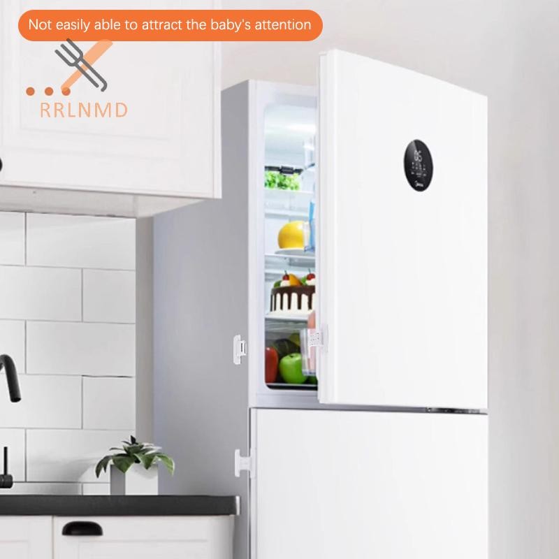 Rrlnmd Chung Khóa An Toàn Cửa Cho Bé Tủ Chống Mở Tủ Kính Mở Khóa An Toàn Chống Kẹp Khóa Cửa Tay Cố Định Kẹp MỚI