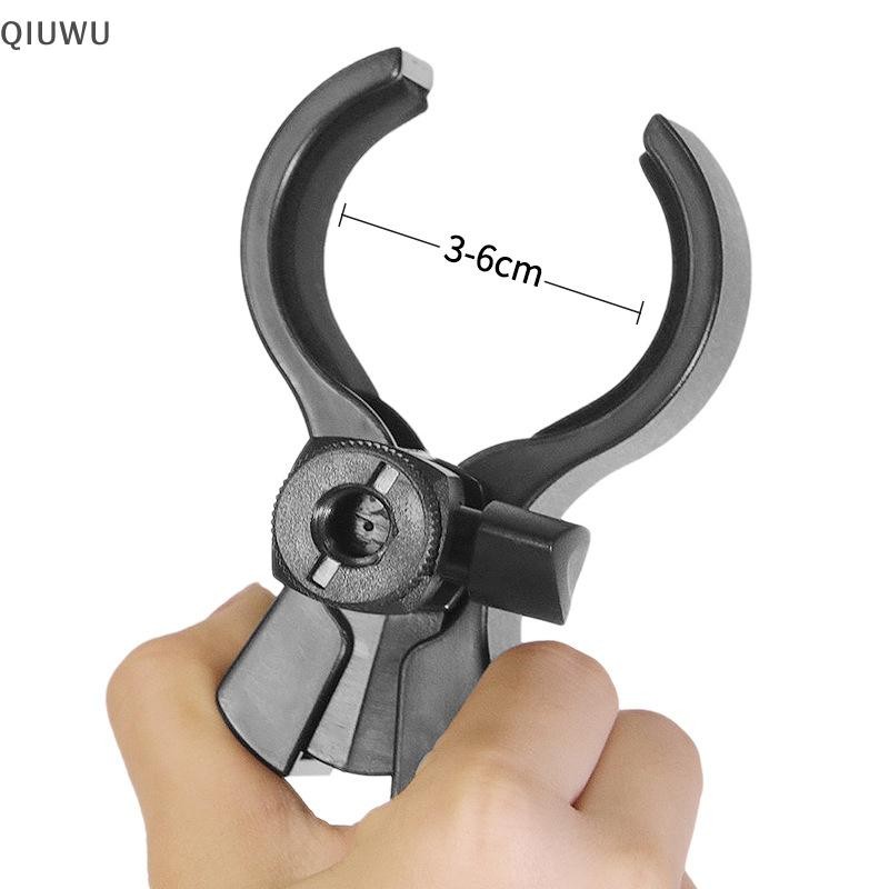 Qiuwu Giá Đỡ Kẹp Micro Cầm Tay Lớn, 3/8 Adapter, Tương Thích 3-6cm