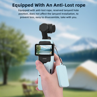 Dành Cho DJI OSMO POCKET 3 Vỏ Silicon Bảo Vệ Ống Kính Màn Hình Micro Ánh Sáng Lá Chắn Phụ Kiện