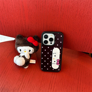 Pink Star + Band Aid KT Bracket cho iphone17 17air16promax 15promax 14 / 13 / 15 / 16pro iphone13 ốp lưng TPU mới chống bụi