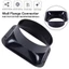 Khớp nối ống thông gió ITRUMPET, Đầu nối mặt bích tường ABS 100-300MM, Phụ kiện gia đình Đầu nối ống xả màu đen Ống thông gió