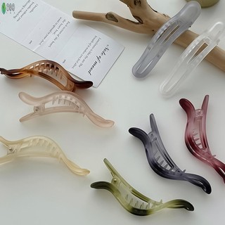 Kẹp mỏ vịt chống trượt bằng nhựa, phụ kiện tóc thời trang cho nữ và bé gái