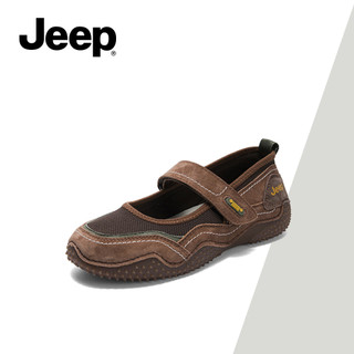 JEEP Nữ Sporty Mary Jane Flats Mới, Xuân Hè, Ngón Tròn, Đế Mềm Không Phai Mệt, Giày Cắt Thấp Niche