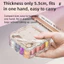 Bộ hộp chỉ kim may MONOSTYLE, Phụ kiện DIY Trang phục thủ công Bộ hộp may, Dụng cụ may cầm tay Mini Du lịch tại nhà
