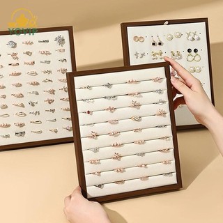 YOVIP Vintage Nhẫn Trưng Bày Đứng Dung Tích Lớn Trang Sức Giá Để Đồ Thích Hợp Cho Nhẫn, Bông Tai Thời Trang Trang Trang Sức Trưng Bày Đứng VN
