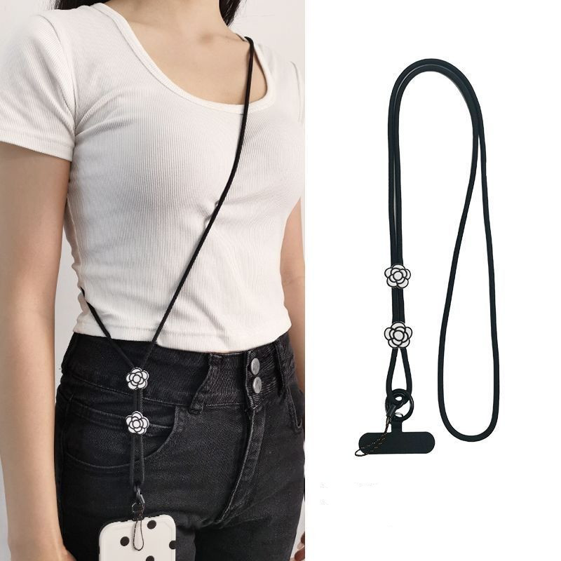 Họa Tiết Miệng Lớn Điện Thoại Di Động Dây Đeo Ngang Có Thể Mang Theo Ngoài Trời Leo Núi Chống Mất Vỏ Điện Thoại