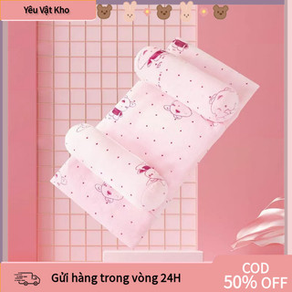 [COD] Gối Chặn Bé Sơ Sinh Định Hình Đầu – Vải Thô Hoa Dễ Thương, Mềm Mại, Hạn Chế Bé Lăn Khi Ngủ, Dễ Giặt Sạch
