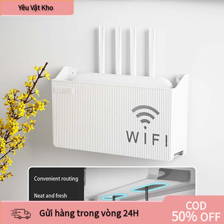 [COD] Hộp Wifi Treo Tường Đa Năng – Trang Trí Văn Phòng, Che Dây, Bảo Quản Gọn Gàng