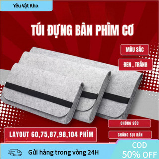 [COD] Túi Đựng Bàn Phím Cơ 60% / 87% / 104% – Gọn Nhẹ, Đựng Gọn Trong Balo