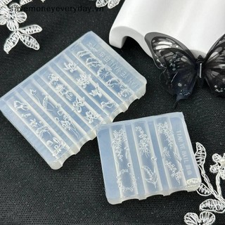 [savemoneyeveryday] Khuôn làm móng bằng silicon phong lan hoa sen mới Trang trí móng tay Thiết kế DIY Tấm dập lập thể Dụng cụ làm móng tay [vn]