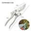 Kéo cắt tỉa PWSEND, Snips Steel Garden Secateurs, Dụng cụ làm vườn thoải mái chất lượng cao Cây tỉa chống rỉ sét
