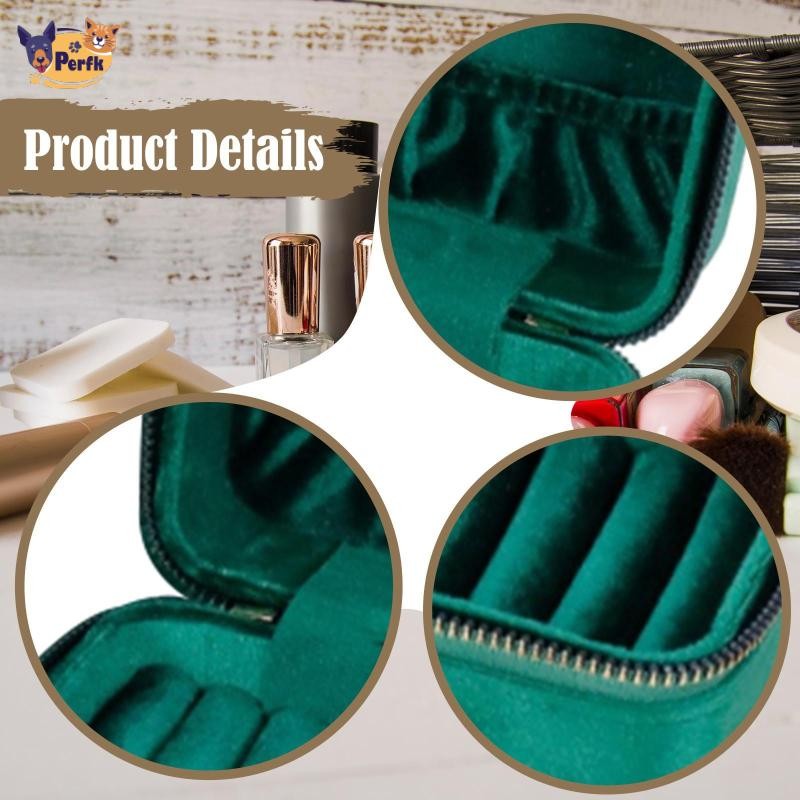 Vòng Tay Hộp Bảo Quản Người Tổ Chức Da PU Nhung Bàn Di Động Lắc Tay Giá Đỡ Cho Đồng Hồ Nhà Vòng Cổ Bông Tai Đính Hôn