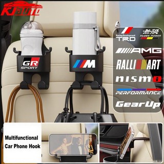 1 / 2 Chiếc Ghế Ô Tô Tựa Đầu Móc Treo Lưu Trữ Sắp Xếp Đa Năng Có Giá Đỡ Cốc Cho Túi Xách Cho Xe Toyota Honda Mitsubishi BMW Benz Suzuki Nissan Mazda Ford VW Hyundai Kia BYD Chery