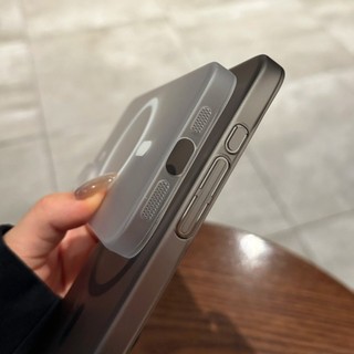 Ốp điện thoại mờ siêu mỏng từ tính cho iPhone 16 15 14 13 12 11 Pro Max Ốp lưng trong suốt
