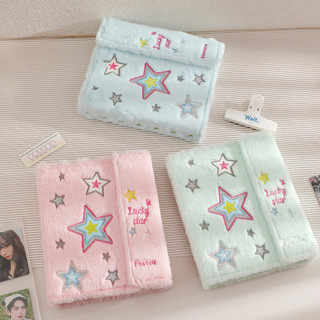 Sổ Đựng Card Binder Lông A5 Trái Tim Y2K Album Ảnh Idol Xinh Timo VPBL40