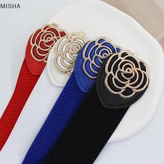 Misa Retro Hình Hoa Khóa Rộng Co Giãn Thắt Lưng Cho Nữ Váy Thắt Lưng Quần Áo Phụ Kiện Trang Trí Tiệc
