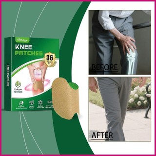 Miếng dán khớp đầu gối 36 miếng, thân thiện với thực vật, dành cho vận động viên chạy bộ