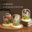 Các Khối Xây Dựng Lắp Ráp Hoa Giáo Dục Lắp Ráp Bộ Đồ Chơi Để Bàn Phụ Kiện Quà Tặng Người Yêu，Có giá đỡ đèn