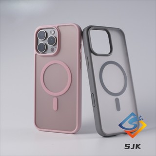Ốp điện thoại chống sốc từ tính chống vân tay mờ cho iPhone 17 Pro Max 16 15 14 13 12 11 Pro Max 14 / 15 / 16 Plus Vỏ bảo vệ mỏng có nam châm mạnh