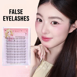 Dây mỏng Wispy Lash Cụm dày đặc Lông mi nhân tạo mềm mại uốn cong từ buổi sáng đến đêm