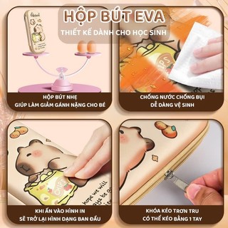 Túi Bút In Hình 3D Có Ngăn Kéo - Hộp Bút Đáng Yêu Cho Bé Trai/Bé Gái, Dụng Cụ Học Tập Ngăn Nắp